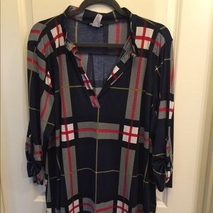 Heimish plaid gabby top